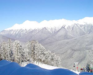 Krasnaja Poljana Sochi alpin